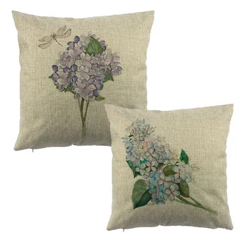

Beautiful Floral pattern print home decorative throw pillow case decorate sofa cushion cover 40x40cm 45x45cm