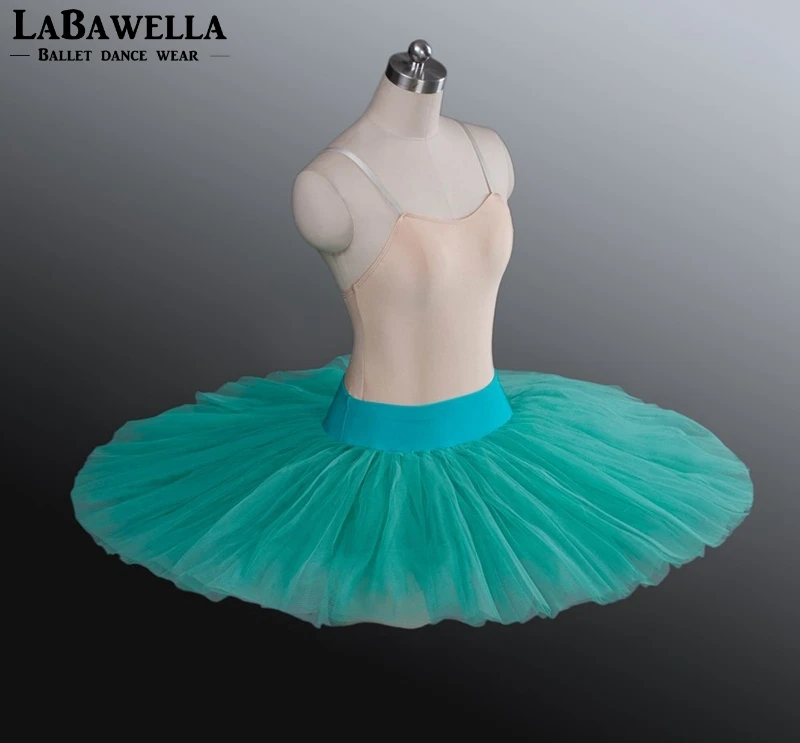 Обувь для девочек professional половина плоская балетная пачка юбка BT8923kids синий балетная пачка с 7 слои Тюль