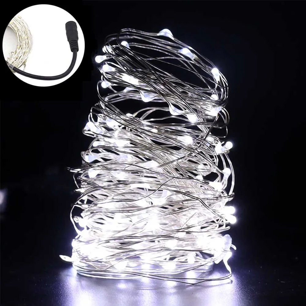 30M 50M LED Christmas Copper Silver Wire String Light DC 12V Remote Control Fairy Lights Xmas Tree Party Wedding Home Decor Lamp (3)