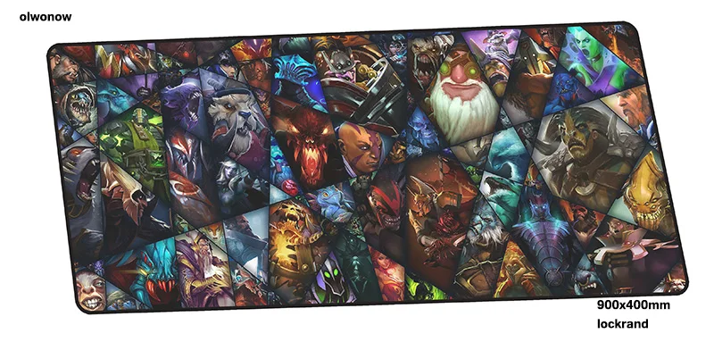 olwonow DoTA 2 Mouse Pad Ultimate Gaming Mousepad Natural Rubber Gamer Mouse Mat Pad Game Computer