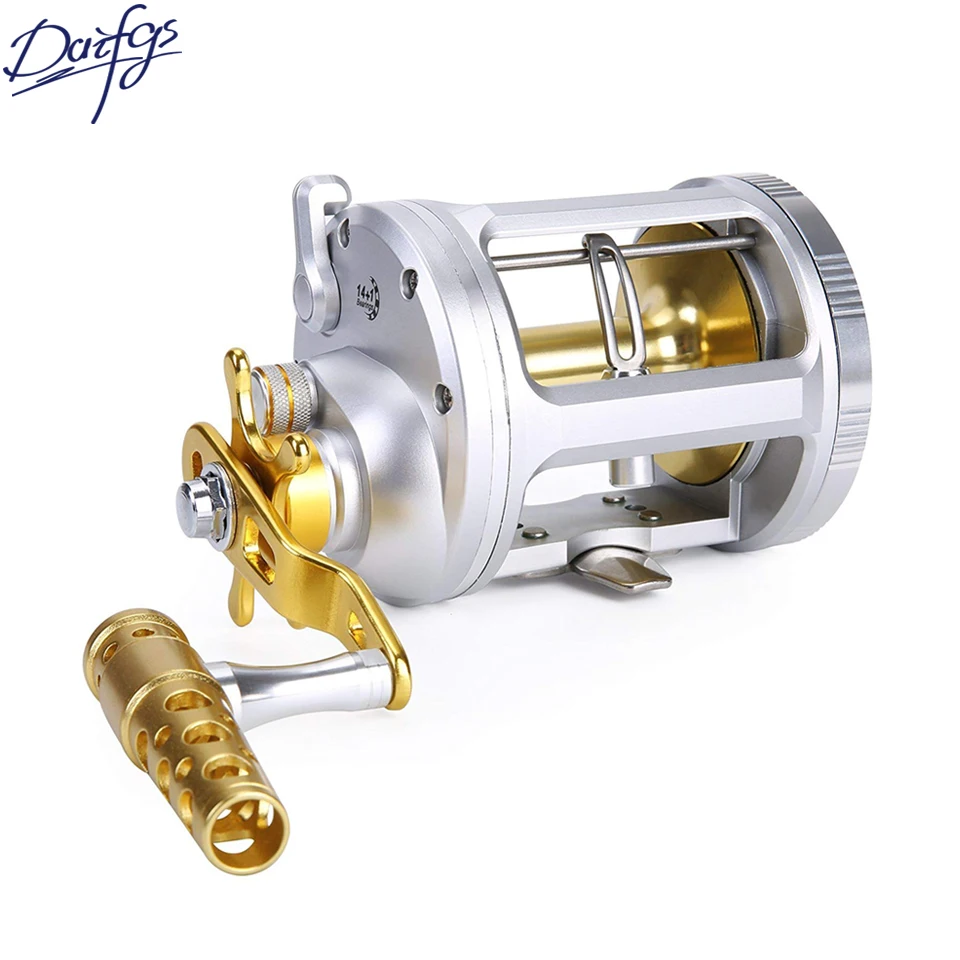 

Bass Fishing Reels Wind Trolling Conventional Jigging Reel for Saltwater Big Game Fishing Right hand Bait Casting Fishing Reel