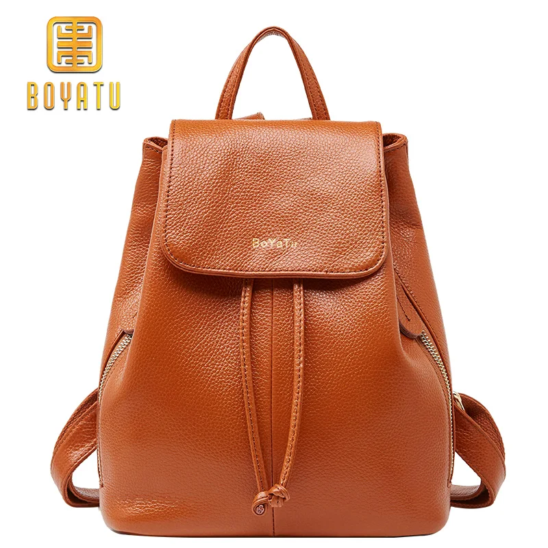 

2019 Small Genuine Leather Backpack Women Fashion School Backpack for Girl Elegant Travel Shoulder Bag Rucksack Brand Schoolbag