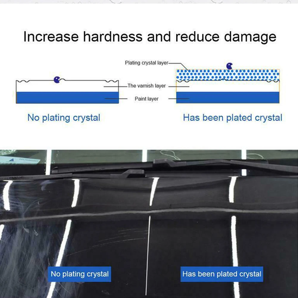 30 мл жидкое покрытие для автомобиля, высокоглянцевое керамическое покрытие против царапин, водонепроницаемое стекло, Кристальный лак, солнцезащитный крем, прозрачная твердость