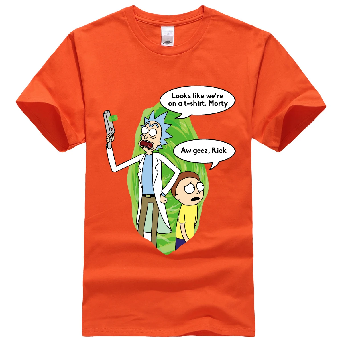 

Funny T-shirt Male The Crazy Scientist Rick And Morty 2019 New Summer Crossift Top Looks Like We're On A T-shirt Fashion T Shirt
