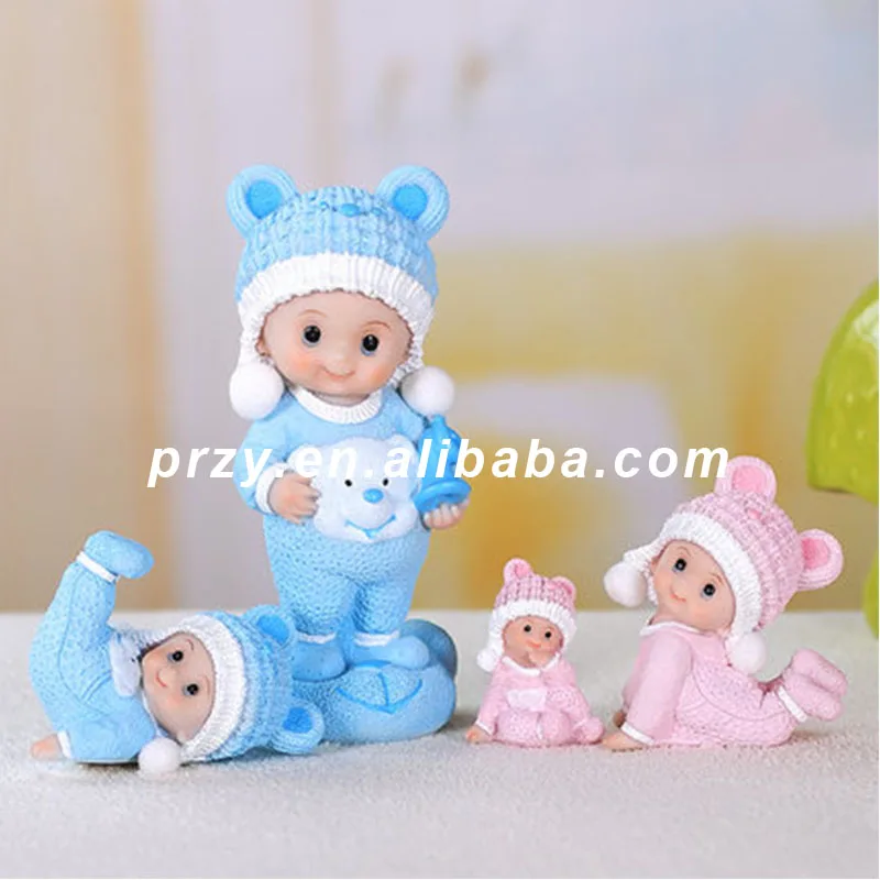 Przy Fondant силиконовая 3D форма милые детские куклы для украшения торта три размера