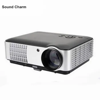 Beste Nieuwe Full HD inheemse 1280x800 Draagbare 3D Projector Video Home Theater Cinema Projectoren ondersteuning 1080 P