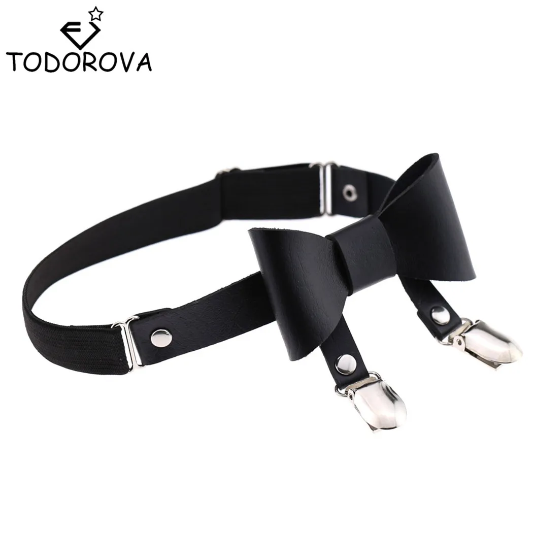 

Todorova Rock Pub Girl Garter Belt 2017 Harajuku Women Punk Leg Ring Thigh Harness Bowknot Garter Adjustable Size Women Sexy Toy