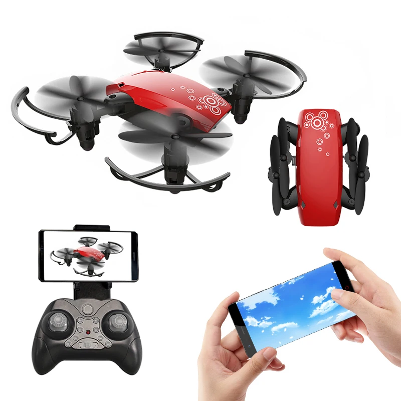 RC Дрон мини складной портативный селфи FPV Карманный Квадрокоптер с камерой HD WIFI