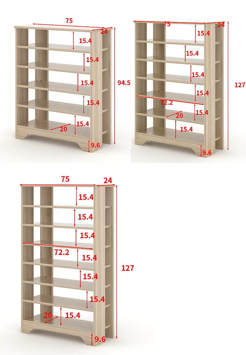 LK607 большой емкости многослойный шкаф для хранения многофункциональный для защиты обуви от пыли полка утолщенная деревянная стойка для обуви
