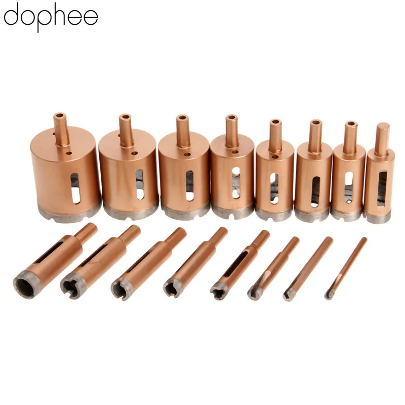 Dophee инструменты 6 20 мм Алмазное покрытие сердечник металлическое Отверстие пила