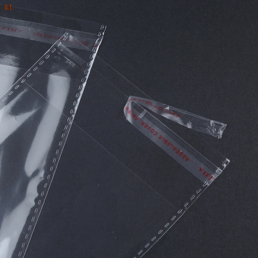Прозрачные пакеты BOPP/Poly/Cellophane 16 & 18x33 + 4 см 2 размера подарочные пластиковые