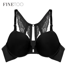 Сексуальный женский бюстгальтер с застежкой спереди, кружевной бюстгальтер пуш-ап, сексуальный бюстгальтер на косточках для женщин, модное женское нижнее белье