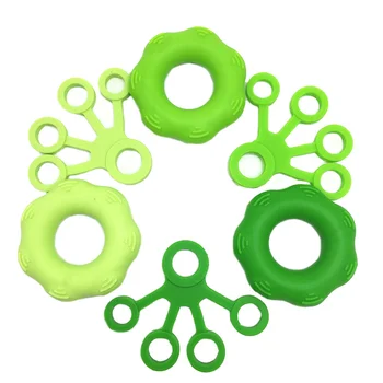 

Fitness Rally Grip + Silicone Finger Exerciser Wrist Training Sports Ring Handle Clamp Stretcher Fitness muscle grip training