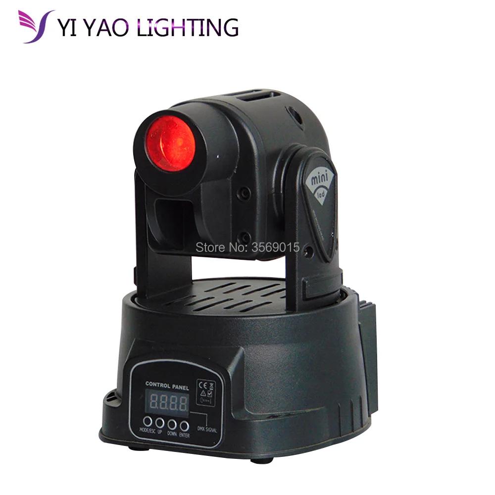 

Spot With Gobos Color Plate High Brightness 15W Mini Led Moving Head Light