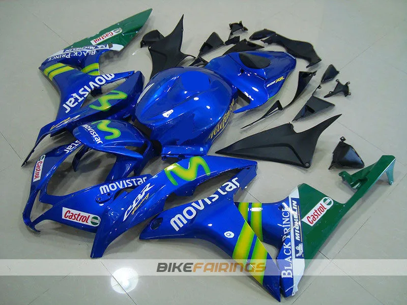 

New Injection mold motorcycle Full Fairing kit Fit For Honda CBR600RR F5 2007 2008 07 08 600RR 600 ABS fairings Movistar