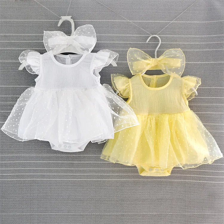 Платье для новорожденных девочек vestido infantil bebe белое кружевное платье