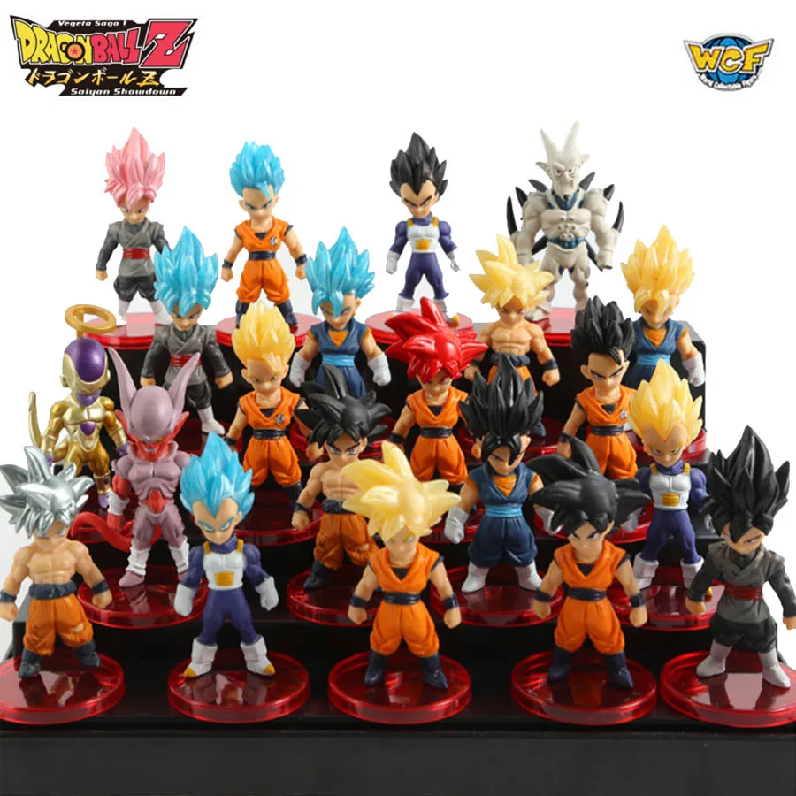 21 стиль случайный 1 шт. Dragon Ball Z мини-сайан вежета Gohan фигурка мальчика игрушка ПВХ