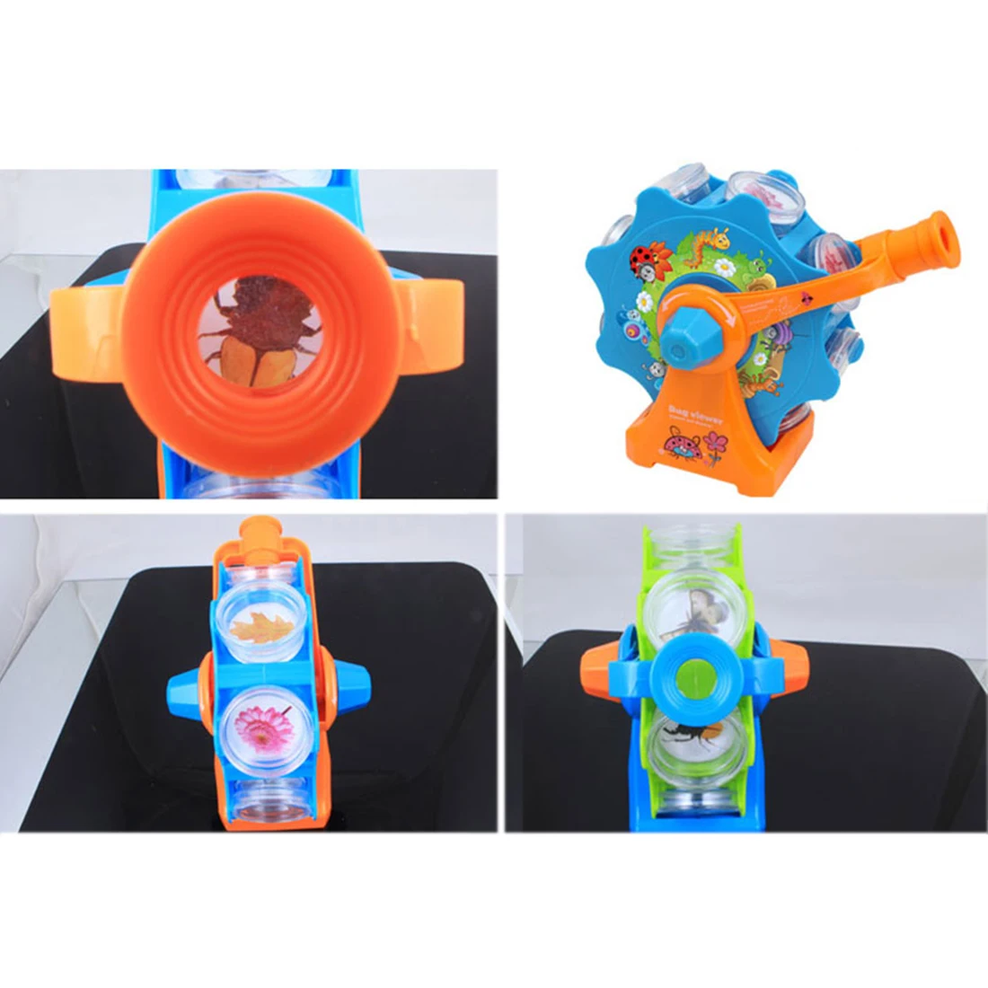 Детское колесо обозрения наблюдение за насекомыми микроскоп жучок, биология, наборы обучающих игрушек