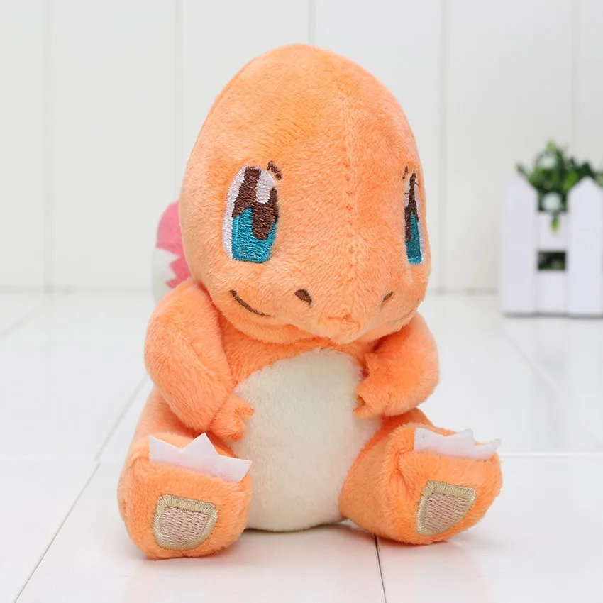 16 шт./лот, милая кукла Charmander Cubone Mudkip Clefairy Raichu Dragonite Chikorita, плюшевые игрушки, мягкие куклы, детские игрушки