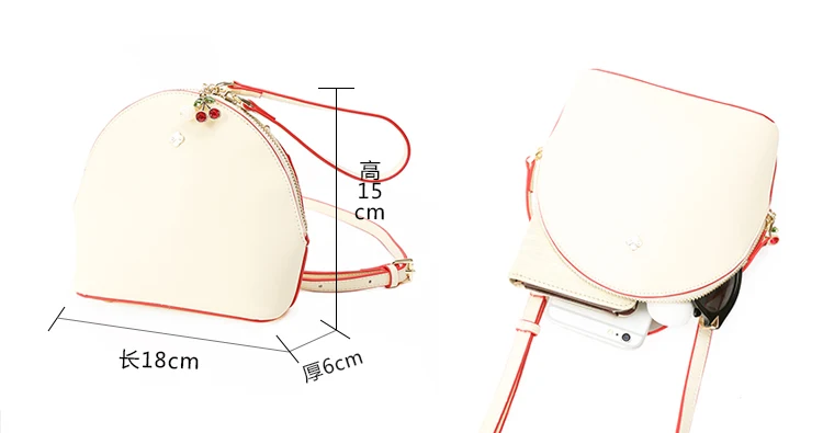Женская сумка-мессенджер из натуральной кожи, милая сумка в виде ракушки для девочек, портмоне из телячьей кожи, одна барсетка, сумка через