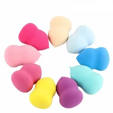 2 шт. спонж для нанесения основы Красота косметический спонж для пудры Гладкий спонж для нанесения макияжа пудра для лица косметические инструменты