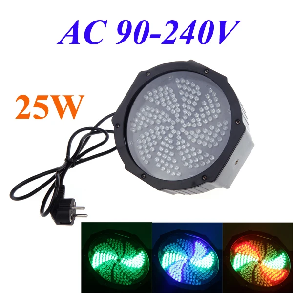 

192LEDs sector RGBW LED DMX512 Stage PAR Light Lighting Strobe Professional 8 Channel Party Disco Show 25W AC90-240V Stage Light