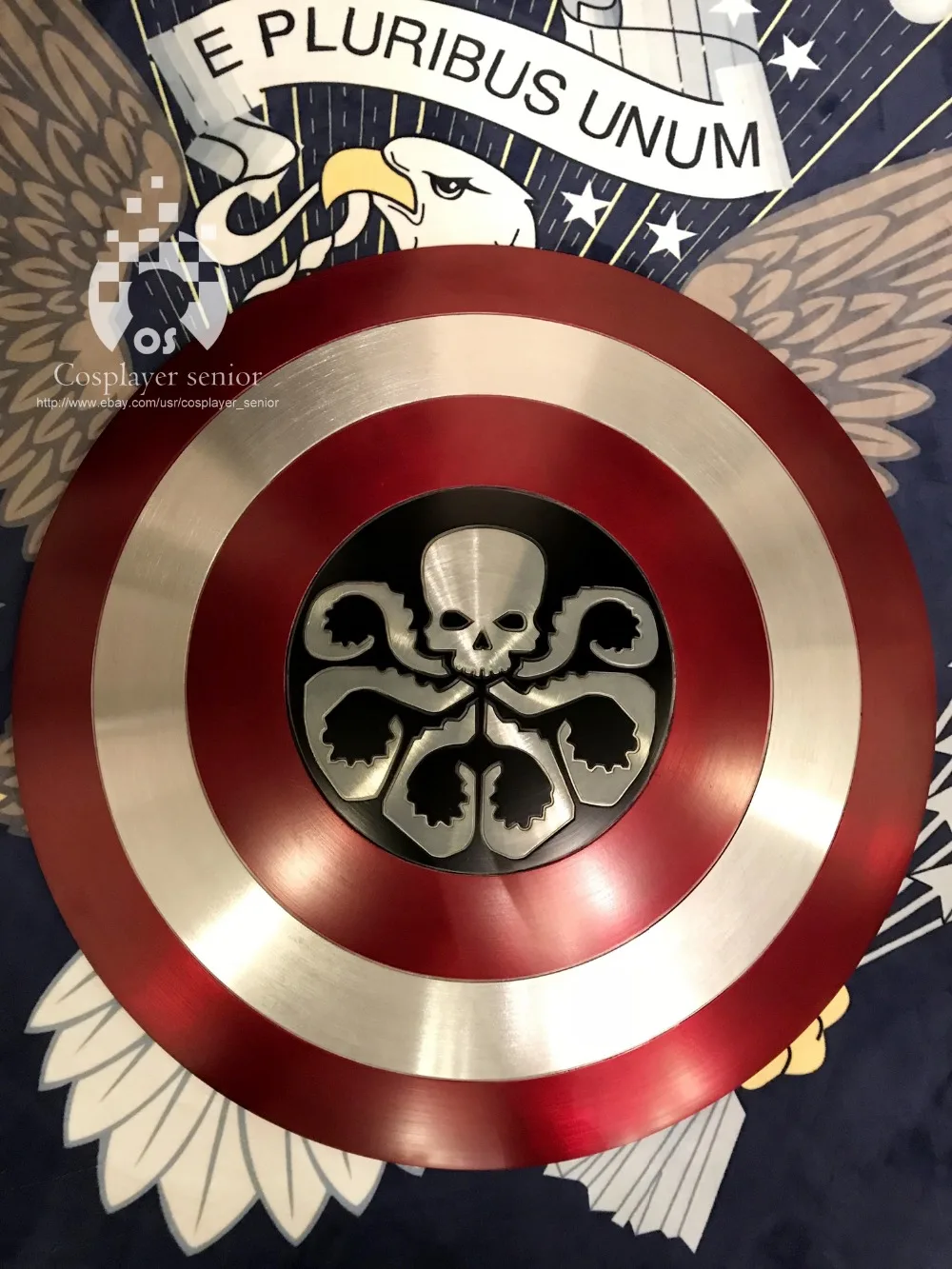 Новая версия 57 см Капитан Америка щит 1:1 Гидра/осьминог Алюминиевый металлический щит Фильм Косплей Хэллоуин подарок/реквизит