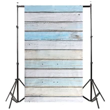 Ces-3x5ft светло-голубой деревянные стены этаж фон Фоны Studio Подставки для фотографий
