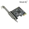 Great-Q   Industrial PCIe  Parallel IEEE 1284 Controller riser card PCI express to DB25 printer LPT  Expension adapter ► Photo 1/3