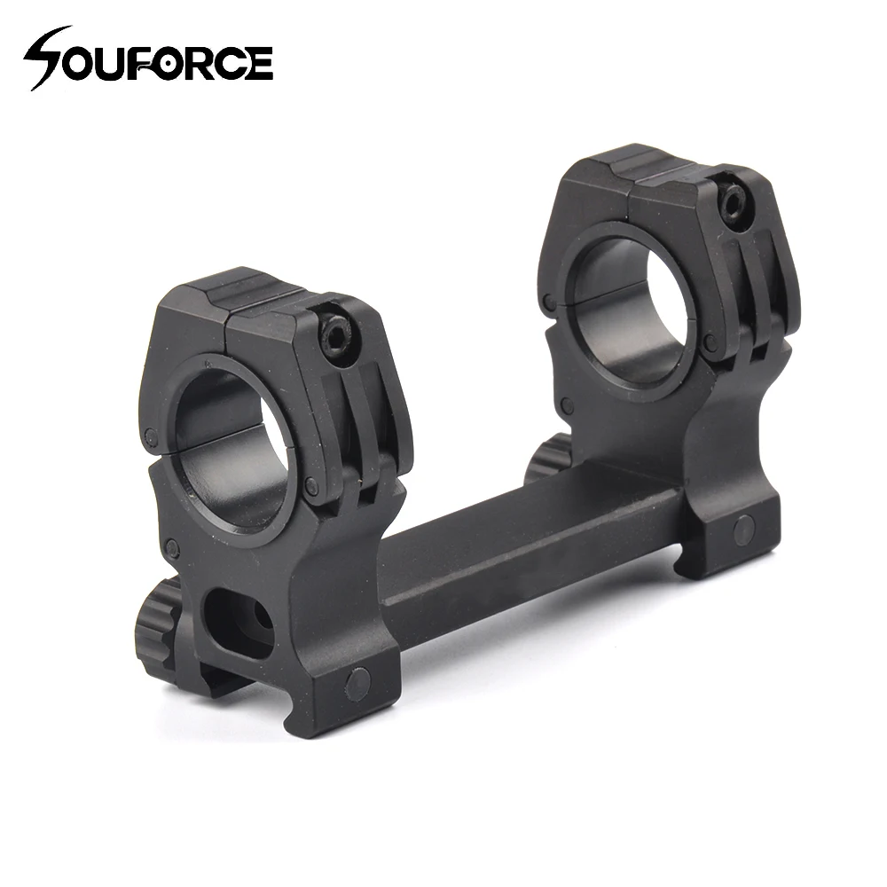 Double Ring Bubble Level 30mm Rifle Scopes Mount for 20mm Picatinny Weaver Rail Huntingin Scope