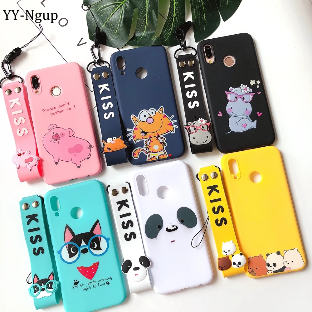 

Redmi Note 7 Case on for Funda Xiaomi Redm Note 5 6 7 Pro Case Cover S2 Kawaii Lanyard Silicone for etui Xiaomi Mi A2 Lite Case