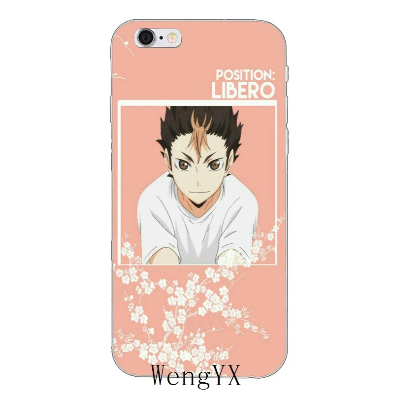 Аниме Kuroo Tetsurou Haikyuu персонаж тонкий силиконовый мягкий чехол для телефона для Iphone 4 4s 5 5S 5c SE 6 6s plus 7 7 plus 8 8 plus X