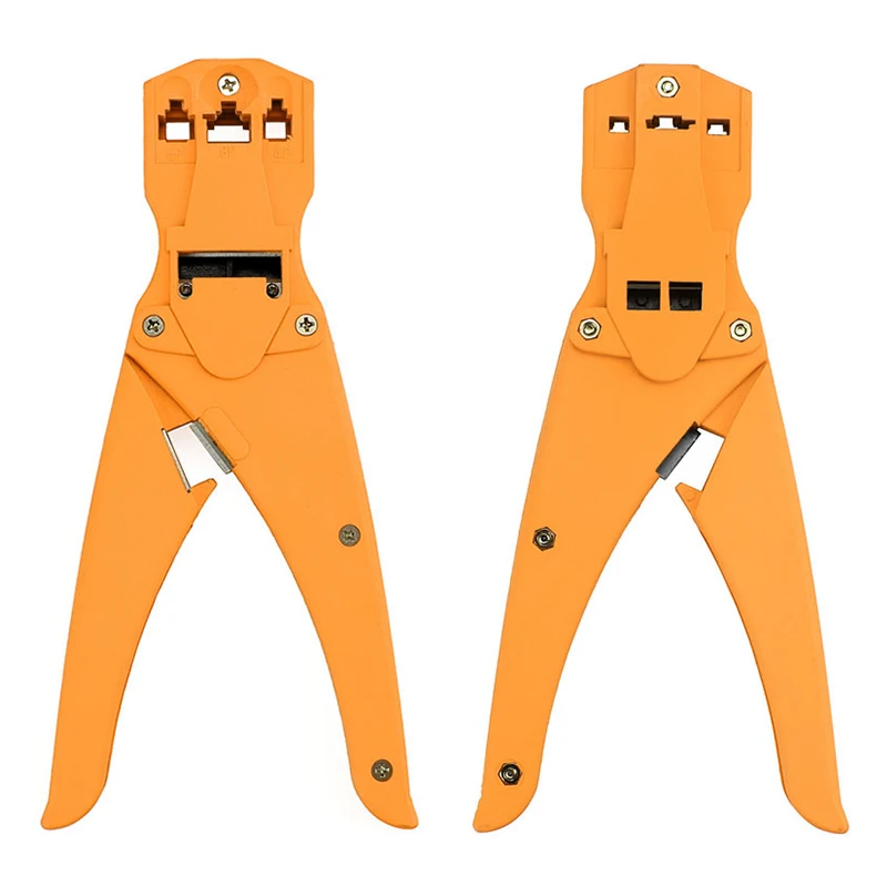 

RJ9/11/45 Crimping Tool Repair Modular Connector Modular Plug Stripping Stripper Network Crimping Wire Cutter Cable Crimper