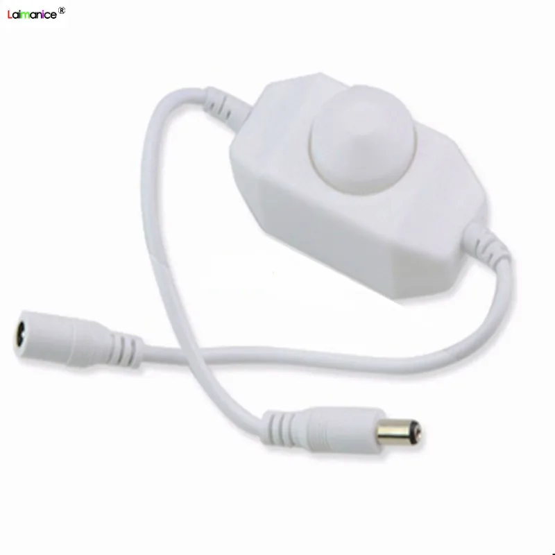 DC12V 24V 0 100 PWM Manual Knob Dimmer Switch for Single Color LED
