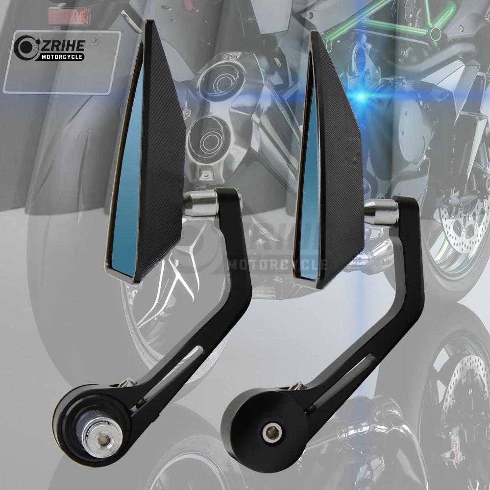 

Universal Motorcycle Rearview handlebar mirror handle bar end mirrors For MOTO GUZZI 1200 SPORT AUDACE BREVA 1100 750