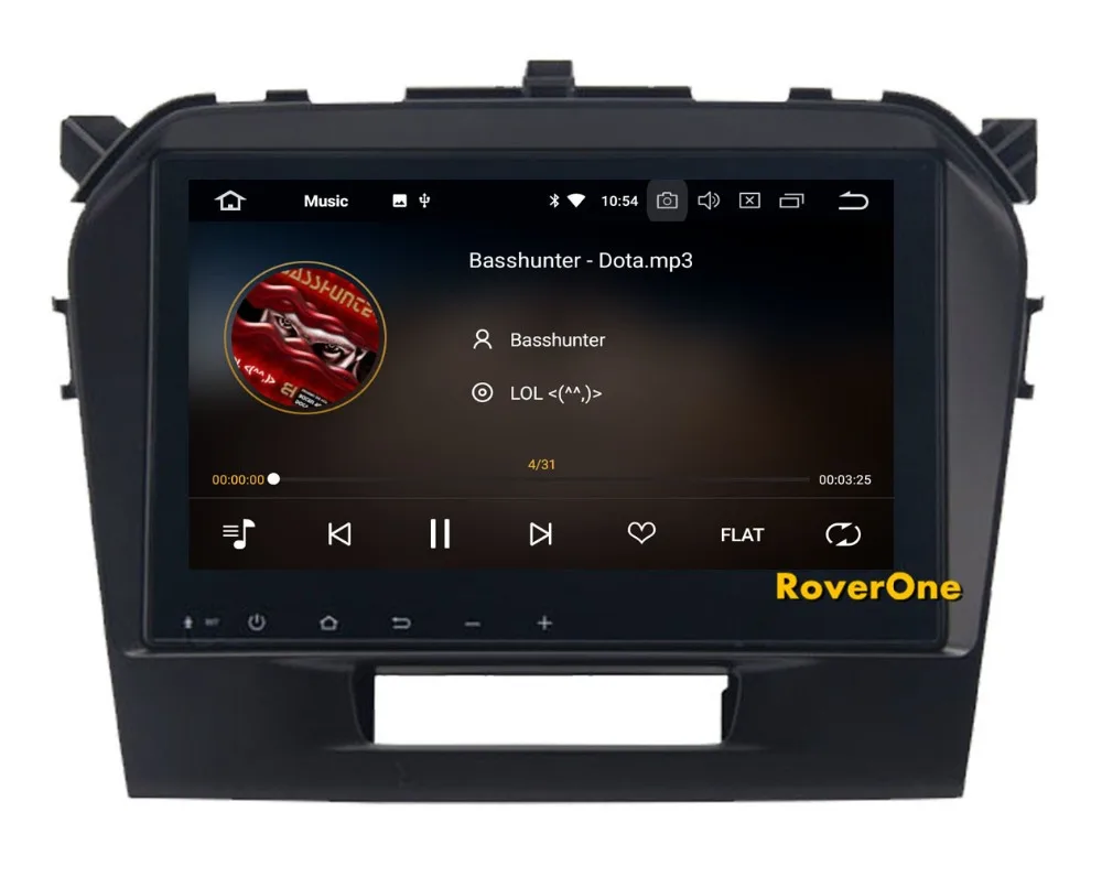RoverOne автомобиль радио gps навигации для Suzuki Vitara Android 9,0 10,2 ''Восьмиядерный сенсорный экран мультимедийный плеер без DVD