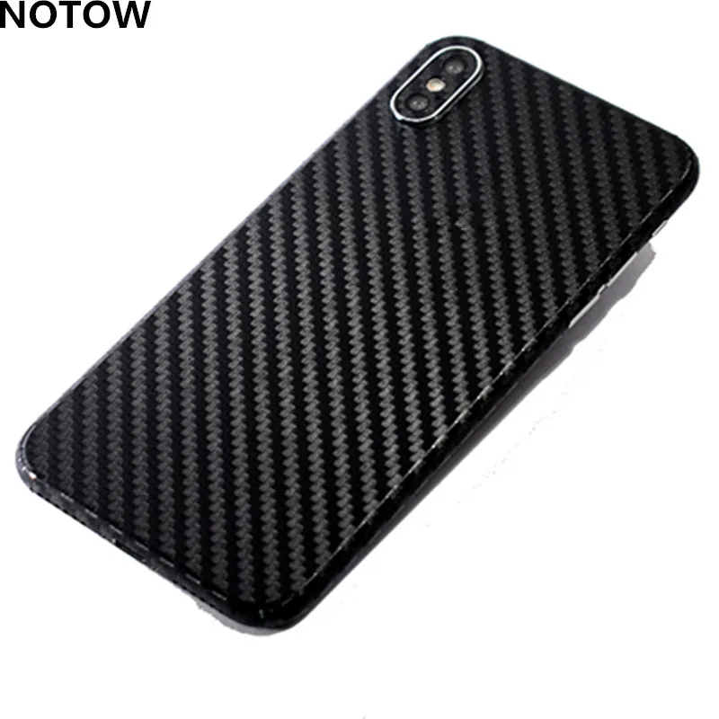 NOTOW Fashion carbon fiber PVC Sticker Mobile Back Paste Protective