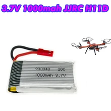 30 40 50 pçs/lote Batteria Bateria Lipo 3.7V 1000mAh H11C JST Para RC H11D HQ898 Quadcopter Zangão Bateria barco de controle Do Carro 90304