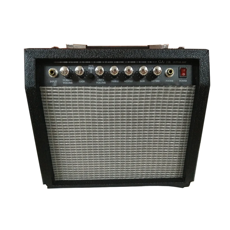 

15 Watt Transistor Guitar Amplifier 6.5"- 4ohm Speaker Electric Guitar Amp with Spring Reverb Musical Instruments