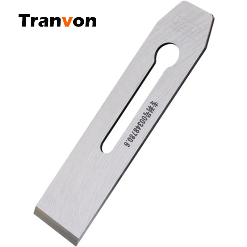 

TRANVON Quality Hand Planer Blades Alloy High Speed Steel Woodworking Plane Edge Blade Cutter Saw Blades 183MM*44MM