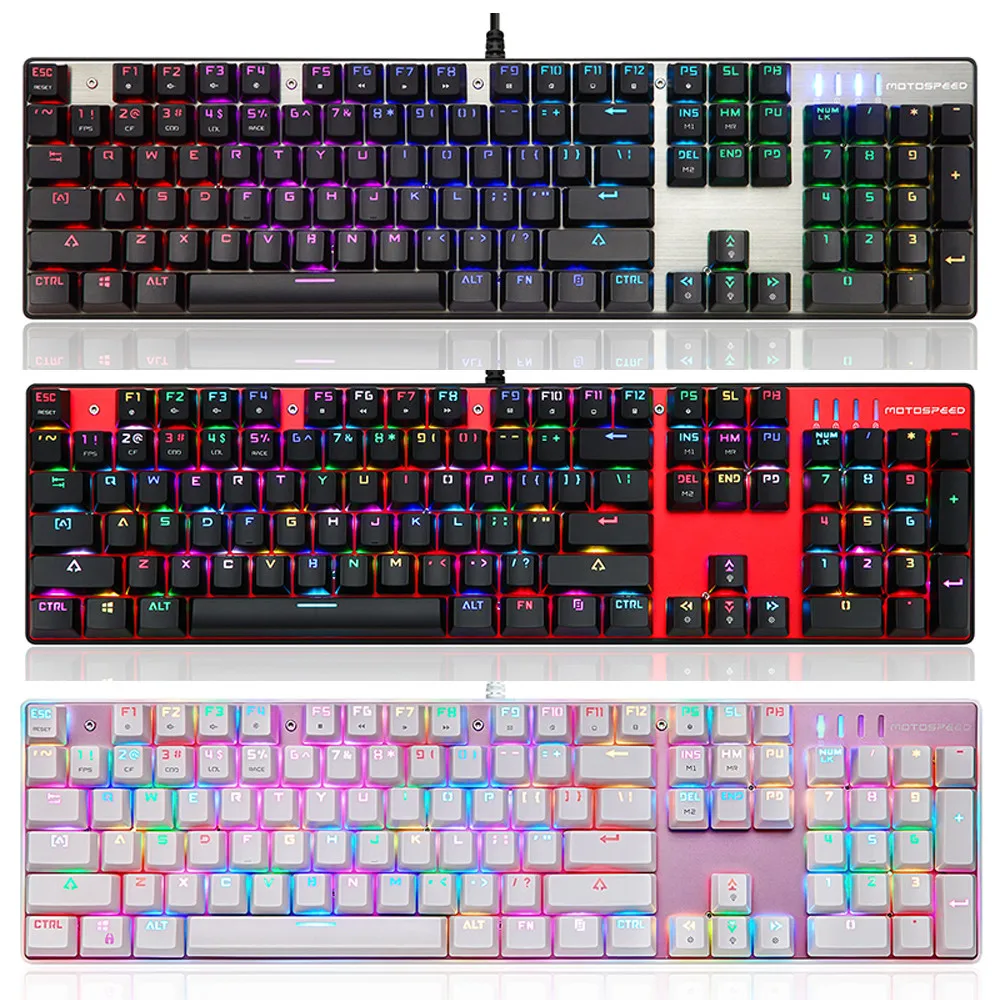 

ISHOWTIENDA 11.11 New Arrival Inflictor CK104 Mechanical Keyboard Switches Backlit RGB Hot Sell Drop Shipping