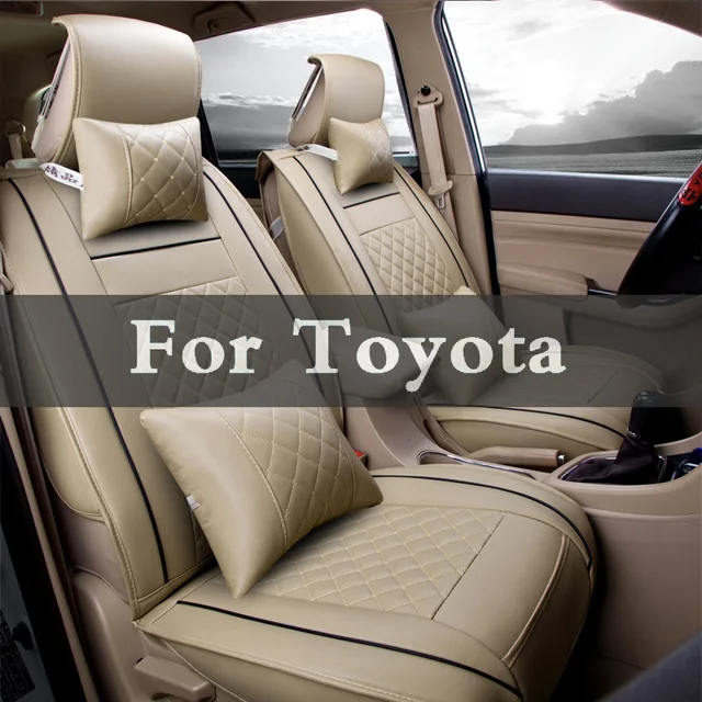 Luxury Pu Leather Auto Universal 5 Color Car Seat Cover Sets Automotive