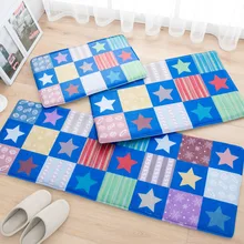 40X60+ 45X120 см/набор замшевых звезд кухонный Придверный коврик для дома/Коврик для прихожей Противоскользящий ковер для ванной комнаты спальни ковры и циновки