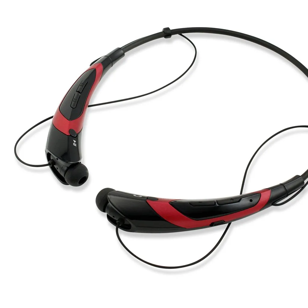 Binmer висит шеи Bluetooth спортивные наушники Металлические ушные вкладыши супер