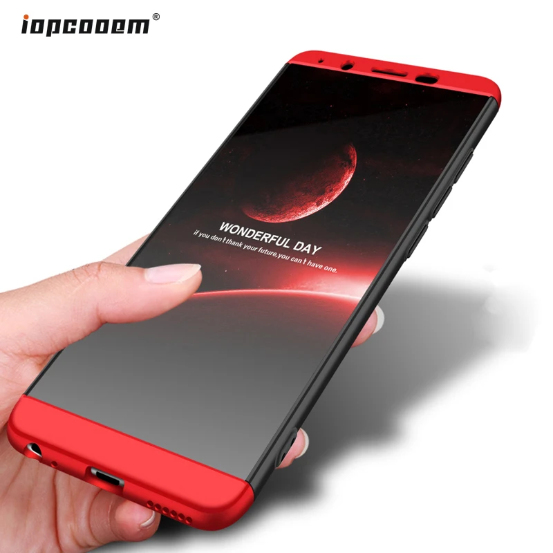

Fashion Business Case for vivo v7 plus Phone Shell 360 Degree Full Protection Hard PC Back Cover for Vivo Y79 Matte Cases