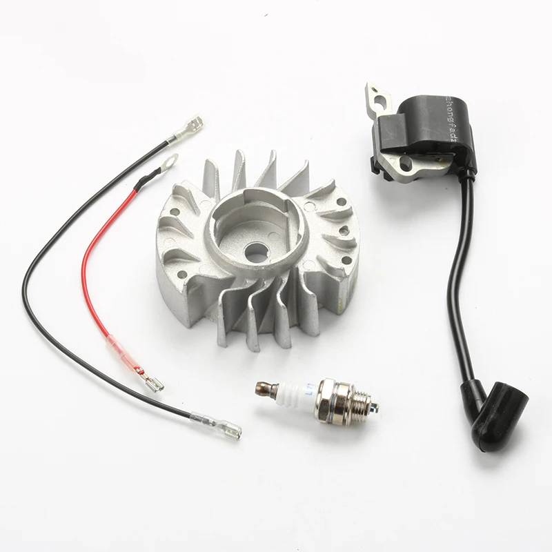

New ignition coil + Flywheel + Spark Plug For Stihl 017 018 MS170 MS180 Chainsaw #1130 400 1302