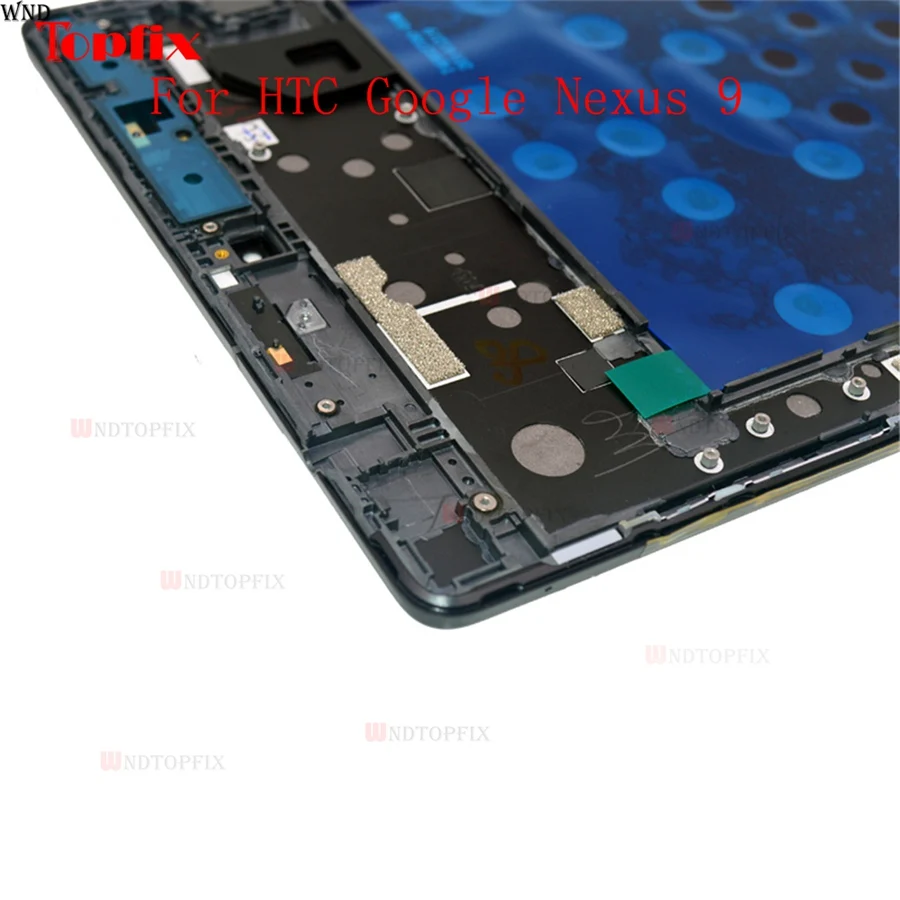Протестированный 8," дюймовый ЖК-дисплей для htc Nexus 9 ЖК-дисплей кодирующий преобразователь сенсорного экрана в сборе с рамкой Замена для htc Nexus9 lcd