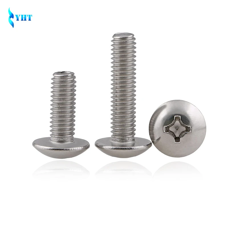 304 Stainless Steel Button Head Cap Self Tapping Sheet Metal Screws M3 M4 M5 M6