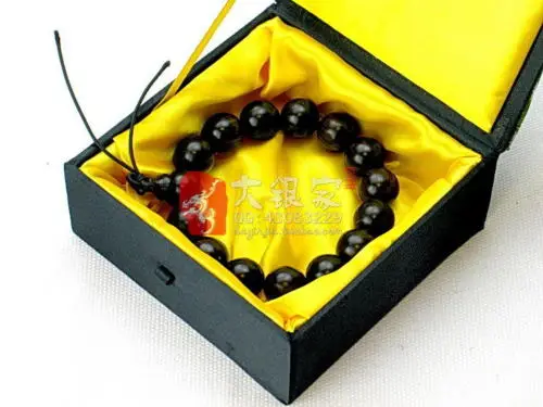 WHOLESALE10PCS КИТАЙСКИЙ ручной работы винтажные Шелковый& Wood Jewelry браслет Коробки