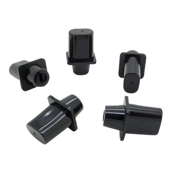 

FLGT-Tele Switch Cap Tip Telecaster Top-Hat Switch Tip Black For Tele Guitar Parts Pack Of 5